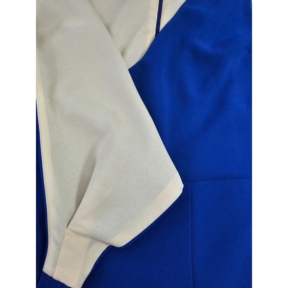 Lavender Brown Sapphire Blue  Sleeveless V-Neck Tie Waist  Jumpsuit - Picture 9 of 9